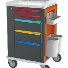 Medical ABS Emergency Trolley Crash Carts Clinical Trolley